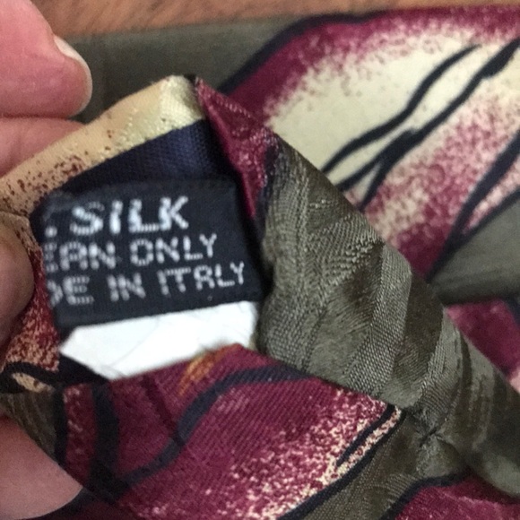 100% Silk Tie Handmade in Italy - Picture 3 of 4